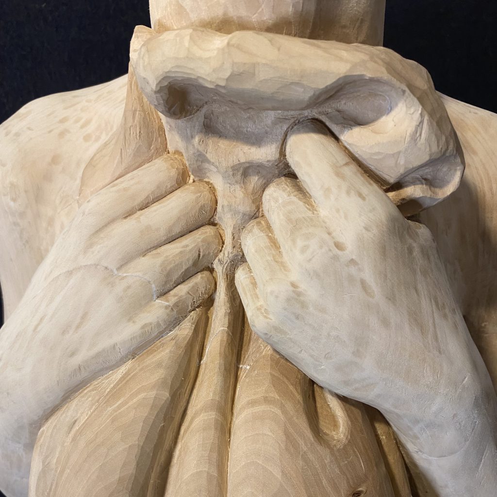 Buste au foulard_Nicolas de la Barre